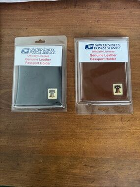 USPS Branded Passport Holders - Navy & White (Set of 2)